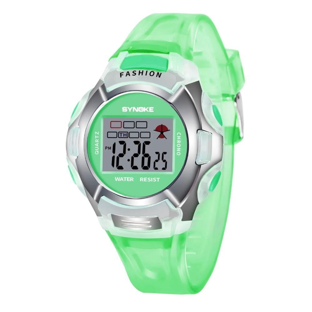 Waterproof Kids Sports Boys Girls Student LED Digital Watch Alarm Stopwatch Gift